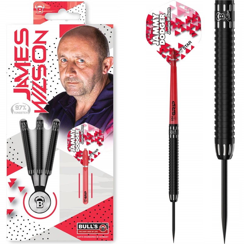 BULL’S James Wilson Darts – Steel Tip – Jammy Dodger 22g