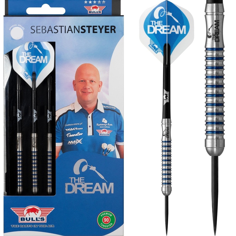 *Bulls Sebastian Steyer Darts – Steel Tip – 90 – The Dream 22g