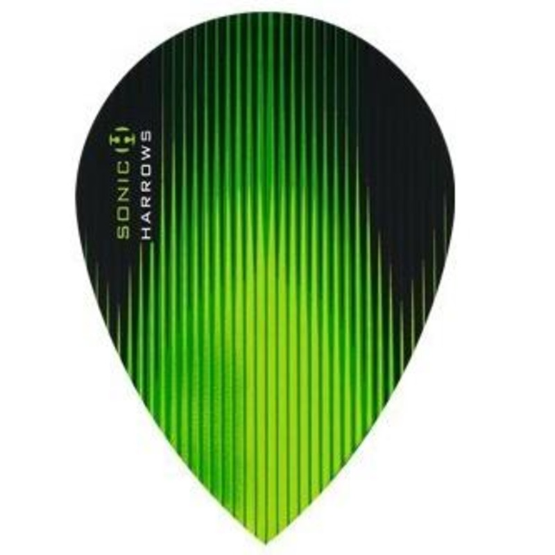 Harrows Sonic Pear Green Dart Flights Green