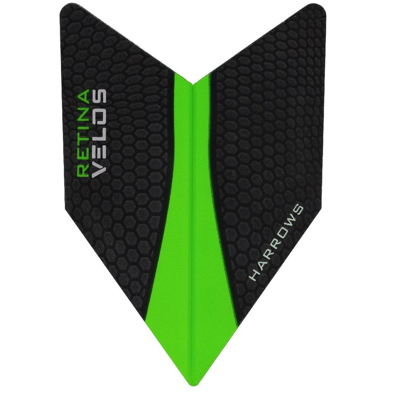 Harrows Velos Retina Green Dart Flights Green