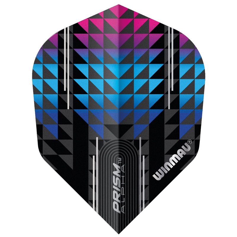 Prism Alpha Triangle Blue & Pink No6 Dart Flights by Winmau