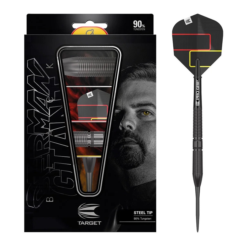 Target Darts Gabriel Clemens Black 90% Tungsten Steel Tip Darts 21 GRAM