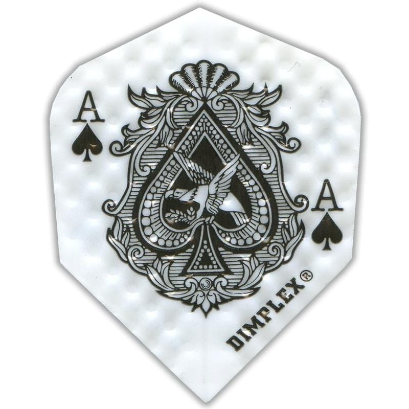 Harrows Dimplex Dart Flights – Standard Shape – Ace of Spades