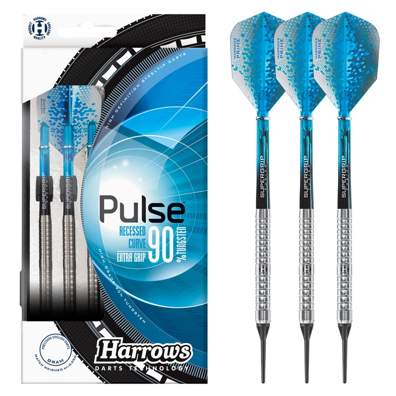 Harrows Pulse 90% Tungsten Soft Tip Darts 18 Gram