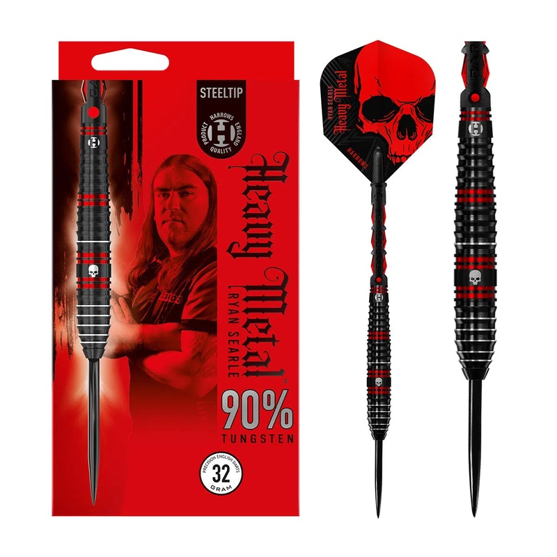 Harrows Ryan Searle 90% Tungsten Steel Tip Darts 22 GRAM