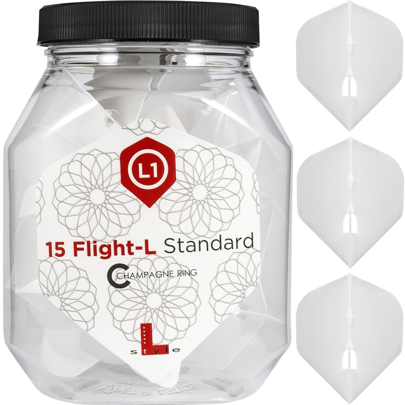 *L-Style – L-Flights – L1 Pro – Champagne Ring – Standard – White – 5 Sets White