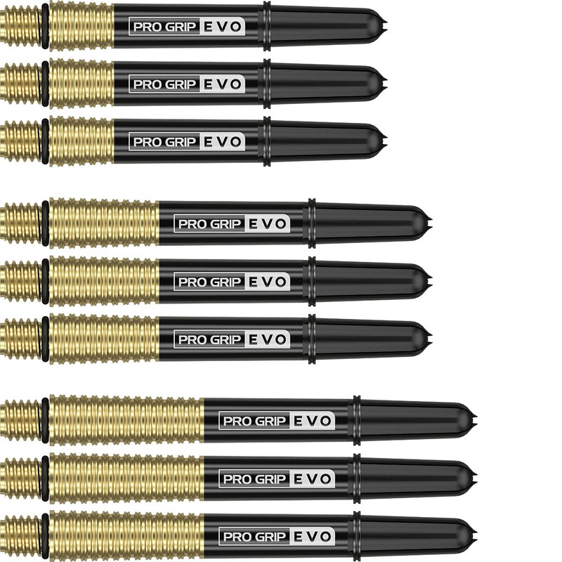 Pro Grip Evo AL Dart Stems / Shafts by Target Gold Short