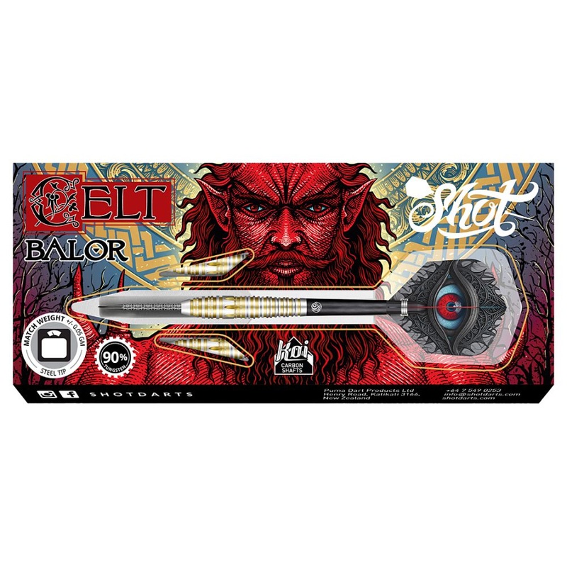 Shot Celt Balor Steel Tip Darts 22 grams