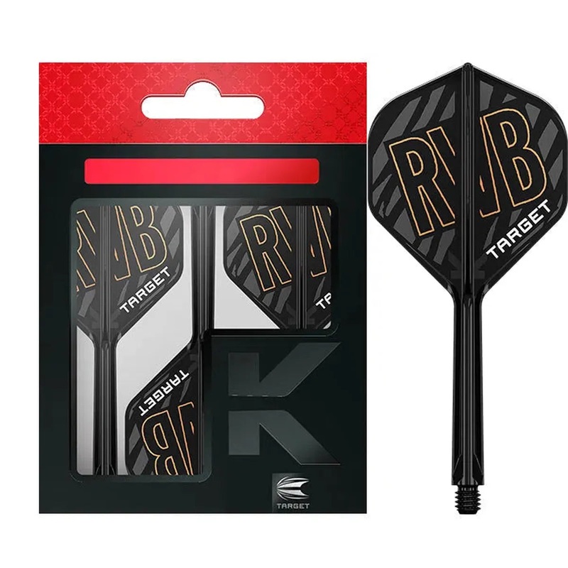 Target Darts Raymond Van Barneveld K-Flex Flight System No2 Short