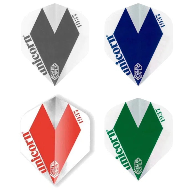 Unicorn Ultrafly Comet Big Wing Dart Flights Red