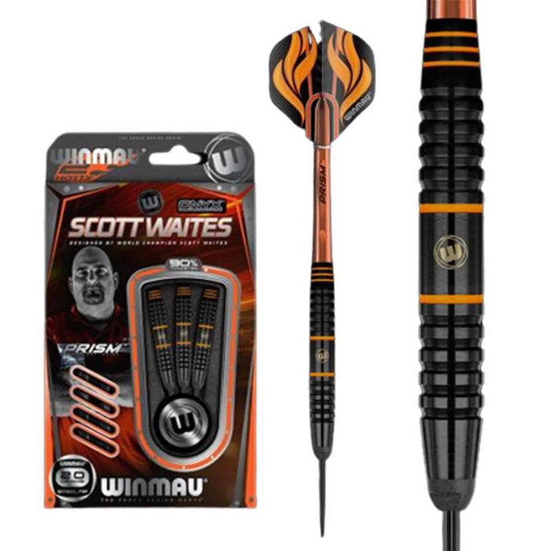 Winmau Scott Waites Conversion Set Brass Steel Tip Darts 20 GRAM