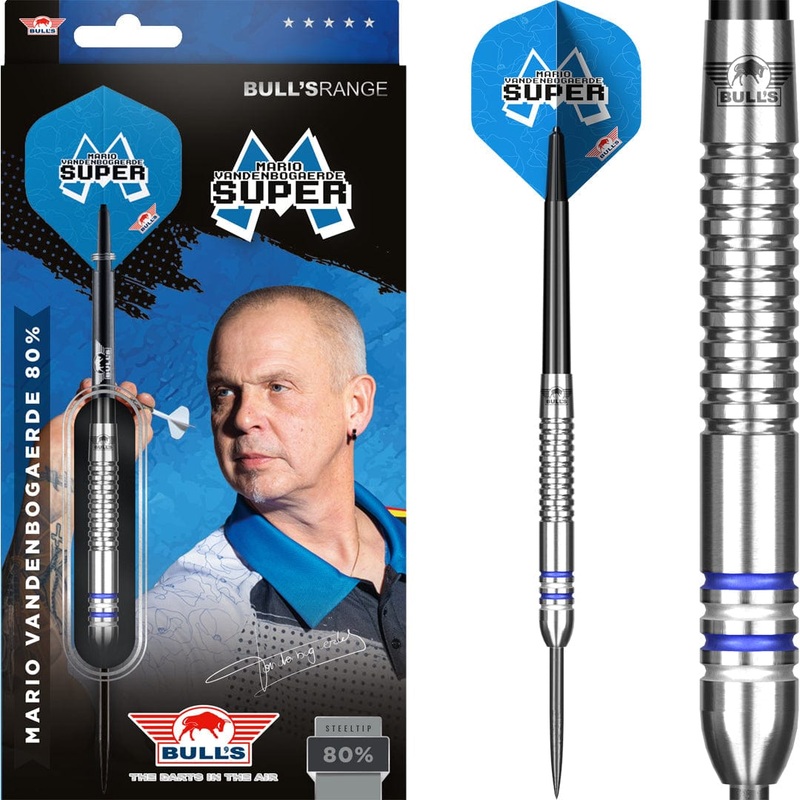 Bulls Mario Vandenbogaerde  Darts – Steel Tip – 80% Tungsten 22g