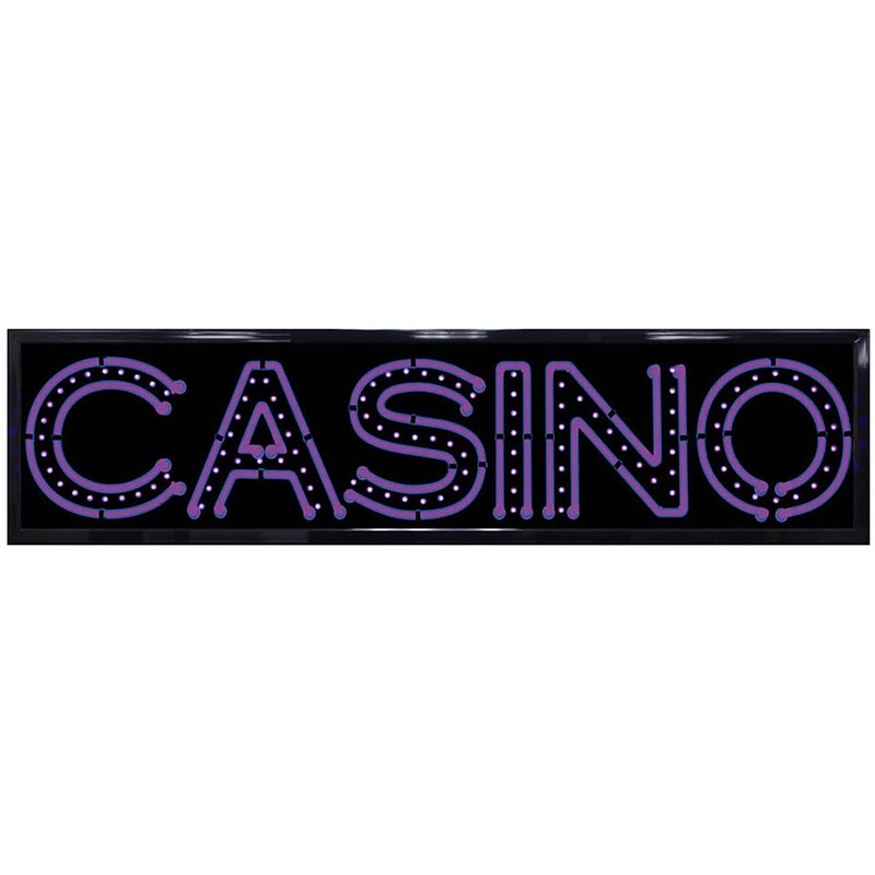 Casino LED Sign – 10″ x 40″
