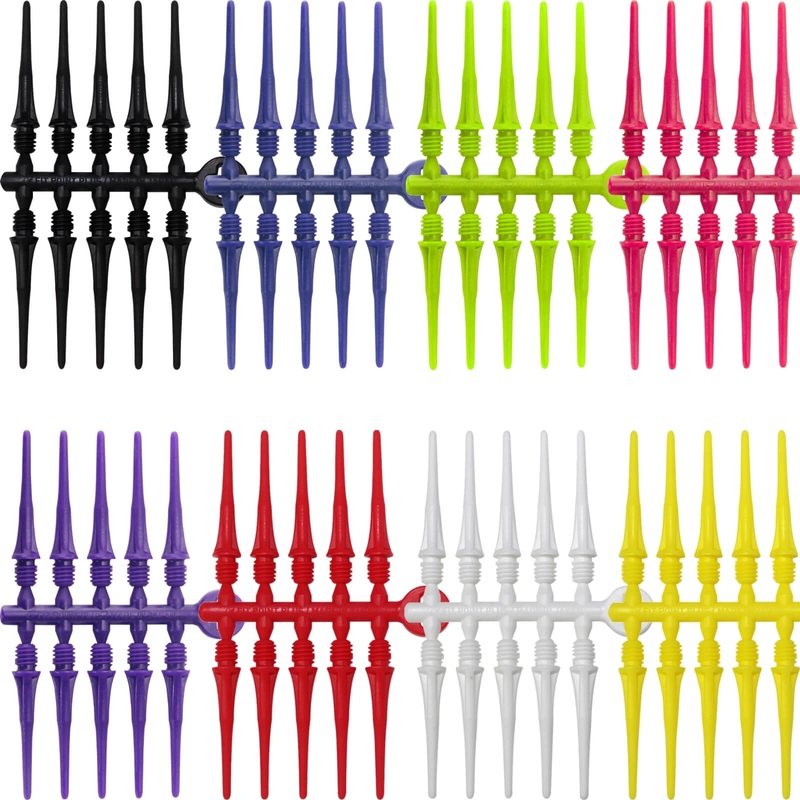 Cosmo – Fit Point Plus – Soft Tip Dart Points – 50 Pack Black