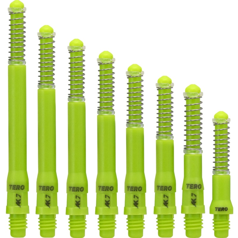 Cuesoul – Dart Shafts – Tero Flight System – AK7 – Standard – Set of 4 – Green Cuesoul 25mm