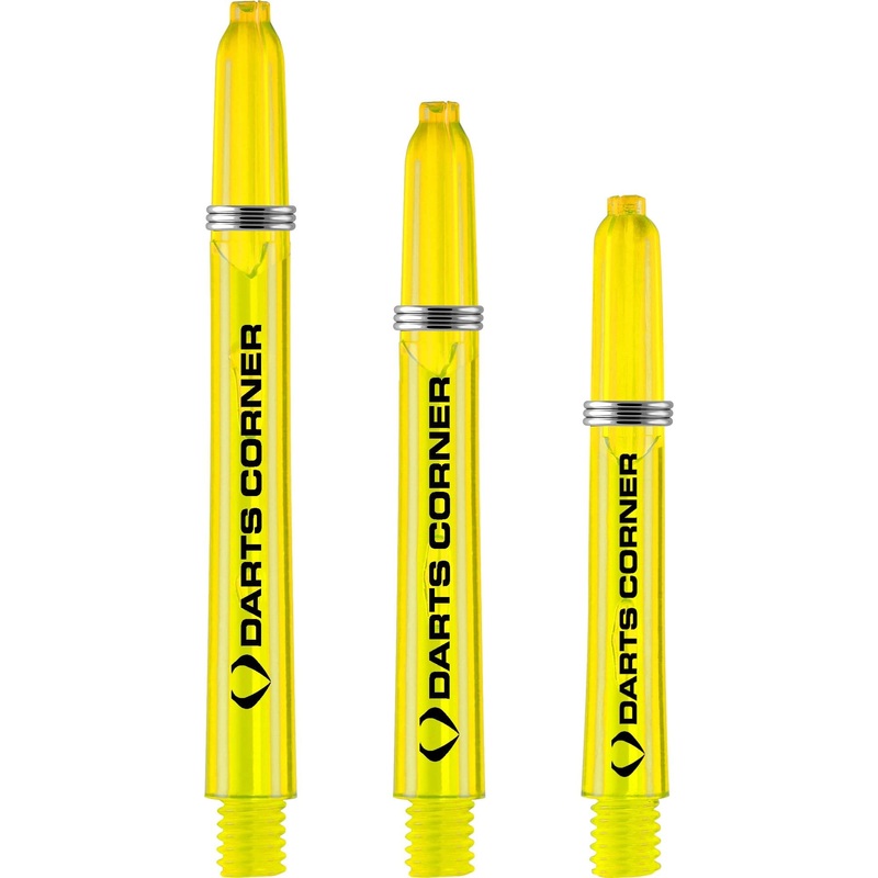 *Darts Corner Polycarbonate Shafts – Dart Stems – Yellow Medium