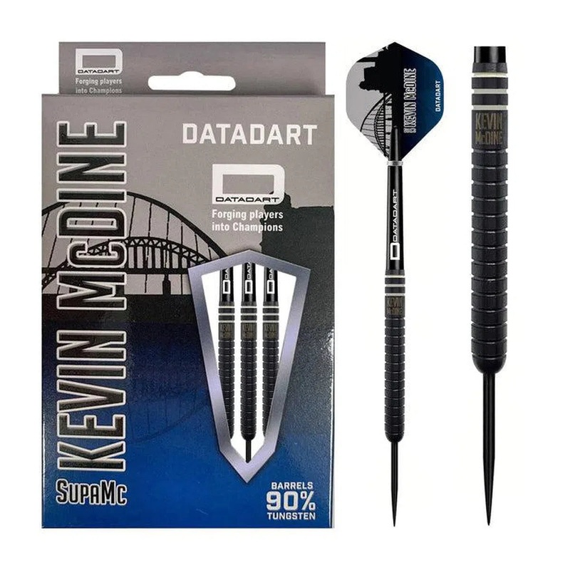 DataDart Kevin McDine MK1 90% Tungsten Steel Tip Darts 22 GRAM