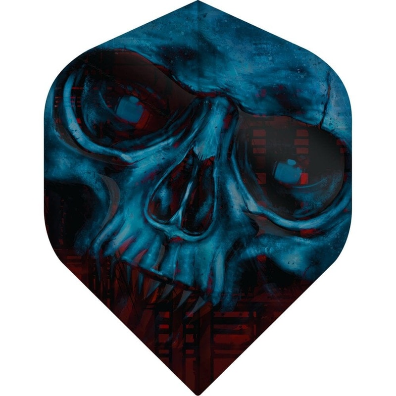 Designa Horror Show Dart Flights – No2 – Std – Zombie Skull