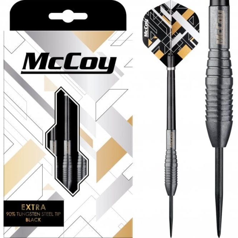 McCoy Extra – 90% Steel Tip Tungsten – Black 21g