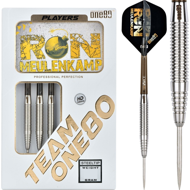 One80 Ron Meulenkamp Darts – Steel Tip – Natural 22g