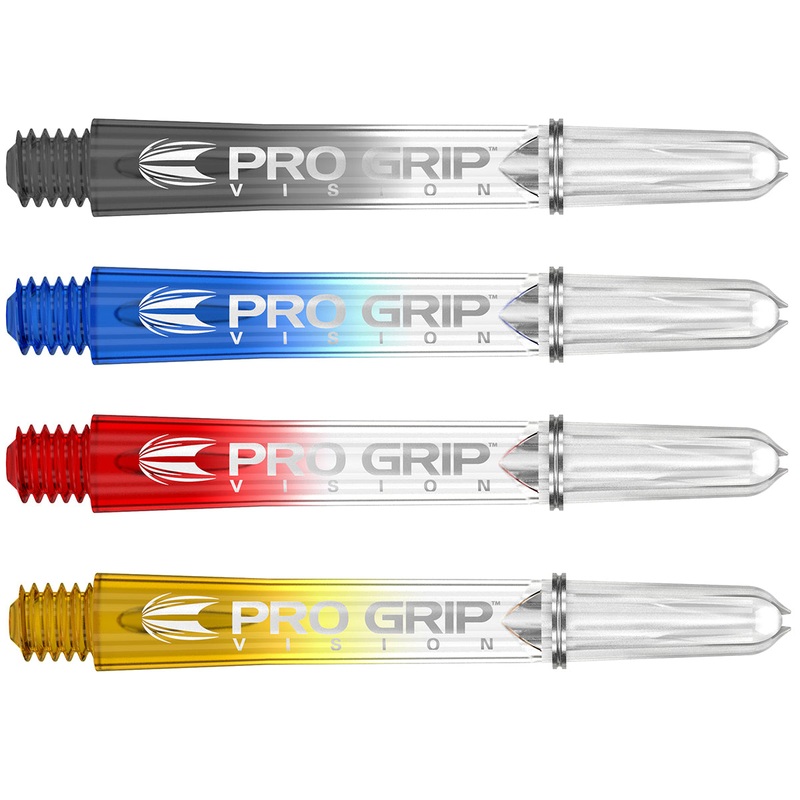 Pro Grip Vision Dart Stems / Shafts (3 Sets) by Target Short Black