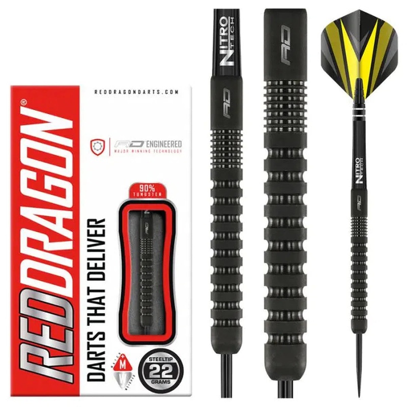 Red Dragon Phantom Style 1 90% Tungsten Steel Tip Darts 20 GRAM
