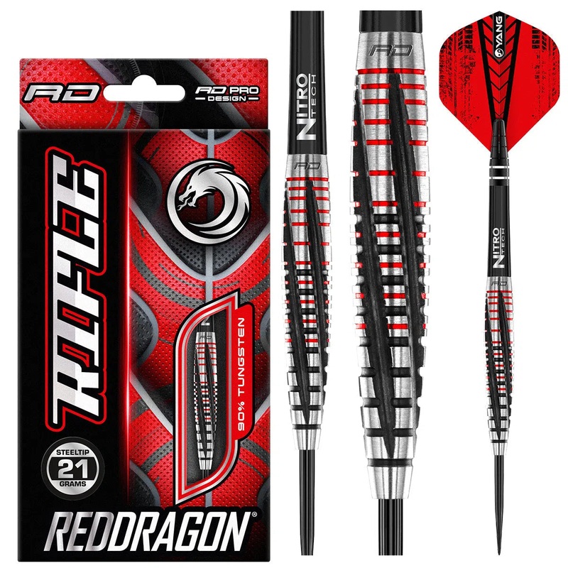 Red Dragon Rifle 90% Tungsten Steel Tip Darts 21 GRAM