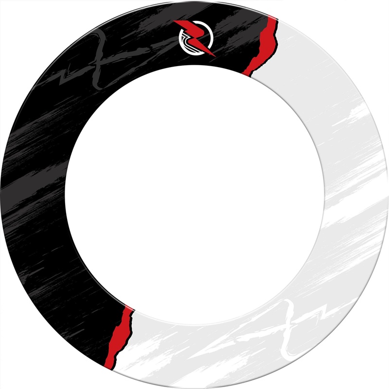 Ruthless Dartboard Surround – Professional – RipTorn – Black & Grey