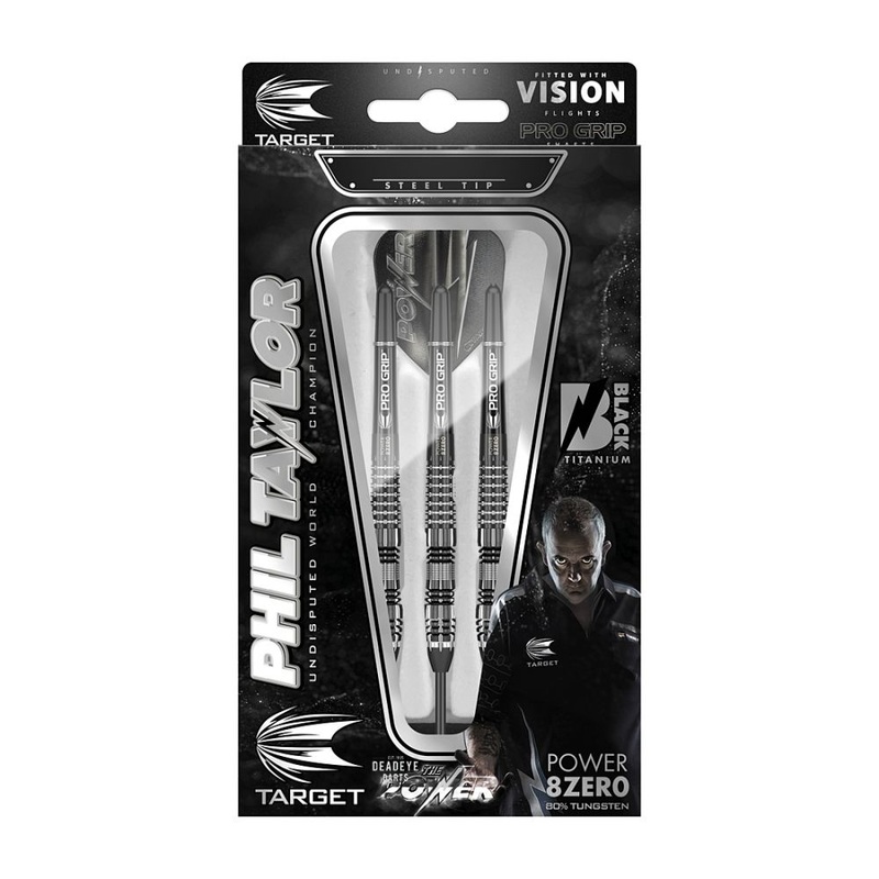 Target Power 8Zero Black P8Z4 Darts 23 grams