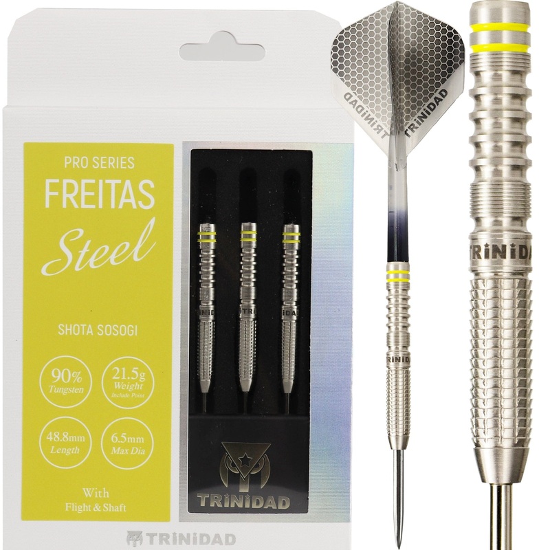 Trinidad Pro Darts – Steel Tip – 90% Tungsten – Freitas – 21.5g