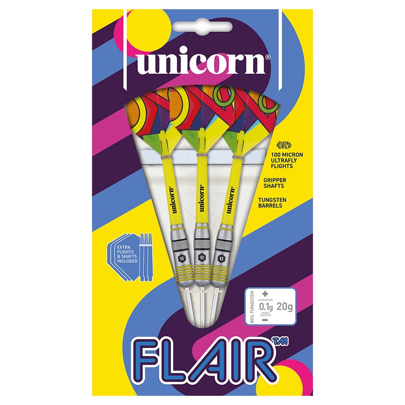 Unicorn Flair Series 1 80% Tungsten Darts 2024 20 grams