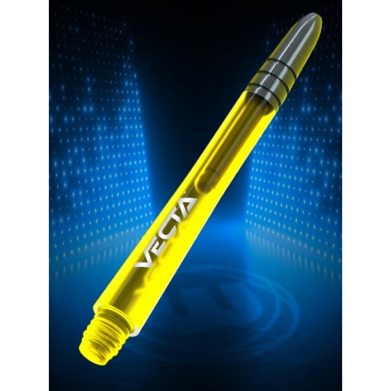 Winmau Vecta Short Yellow Polycarbonate Short (34mm in length excluding thread) Yellow