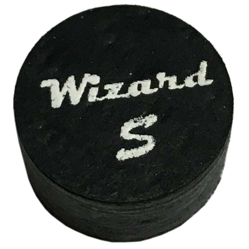 Wizard Black Billiard Cue Tip – Soft 14mm