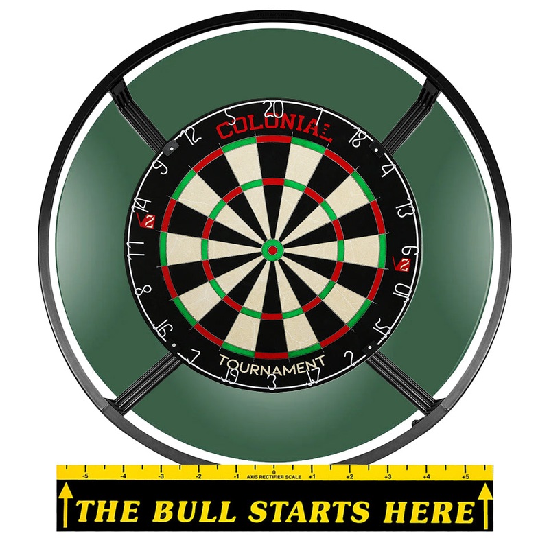 Colonial Steel Tip Dartboard Bundle – Dark Green
