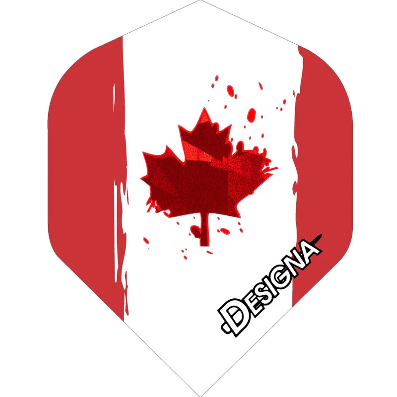 Designa Patriot Dart Flights – Hologram – Standard – Canada
