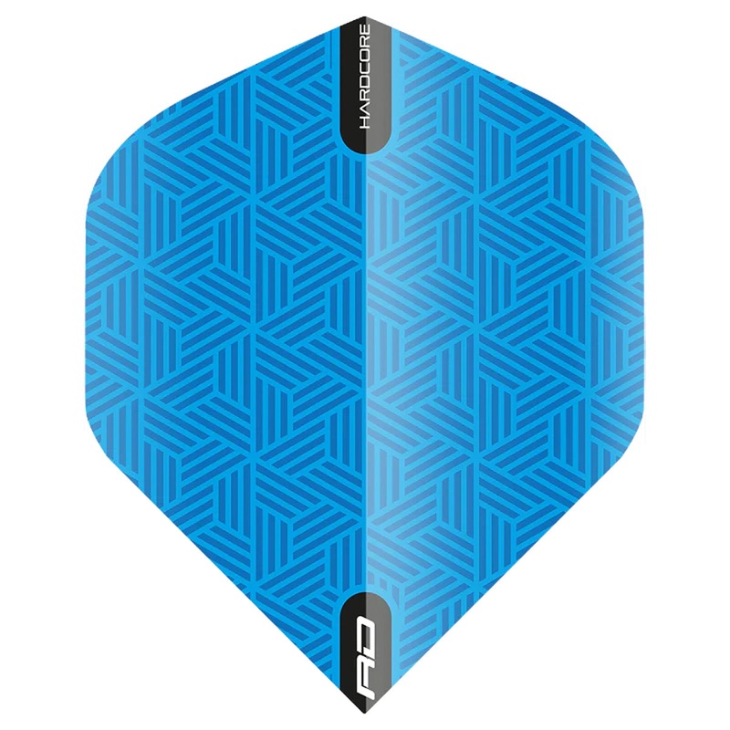 Hardcore XT Blue Standard Dart Flights by Red Dragon