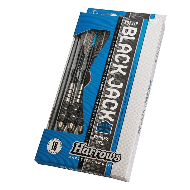 Harrows Black Jack Soft Tip Darts 20 grams