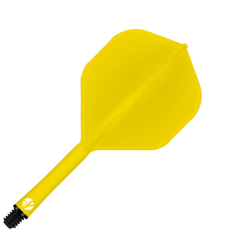 Shot Flight Deck Dart Flight and Shaft System – Standard Inbetween Yellow