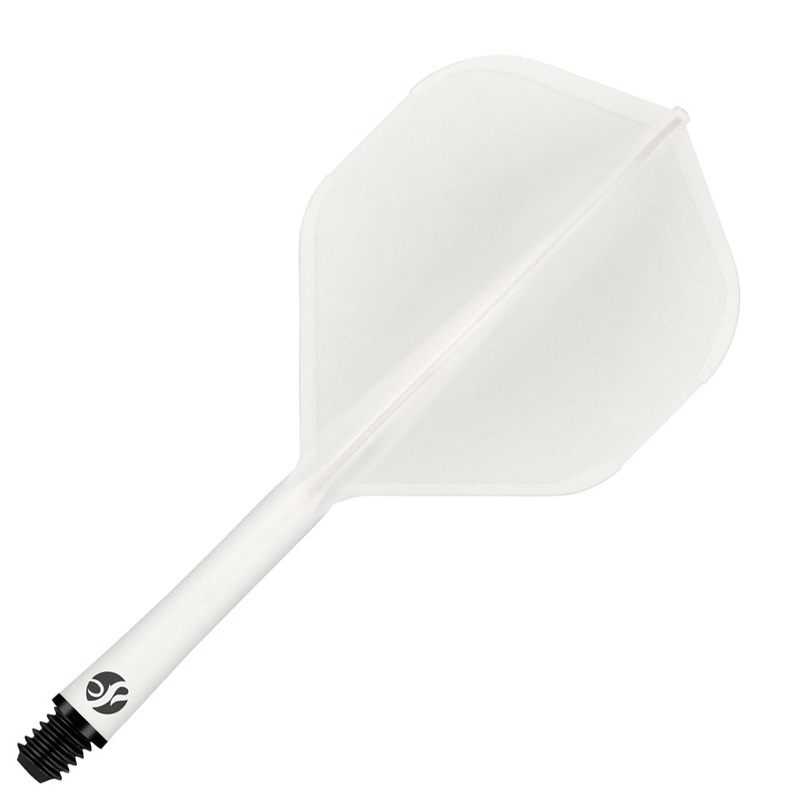 Shot Flight Deck Dart Flight & Shaft System – Standard Inbetween White