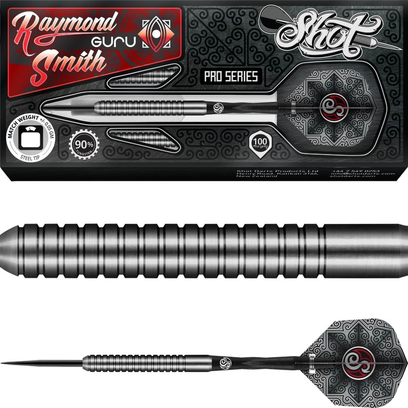 Shot – Raymond Smith Darts – Steel Tip – 90% Tungsten – 22g
