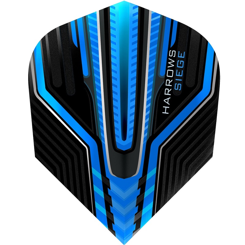 Siege Aqua Standard Dart Flights by Harrows Aqua