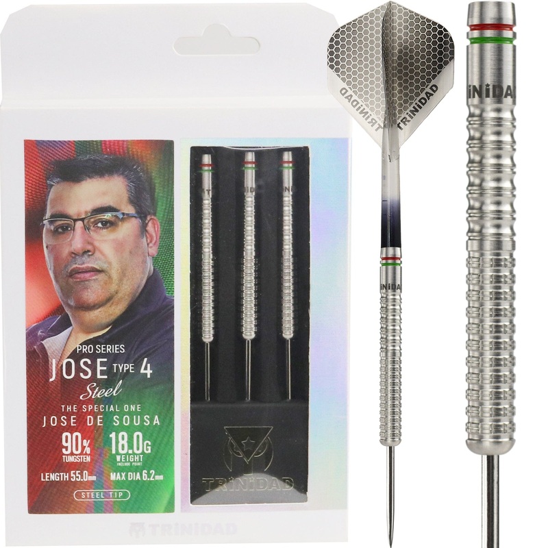*Trinidad Pro Darts – Steel Tip – 90% Tungsten – Jose 4 – 18g
