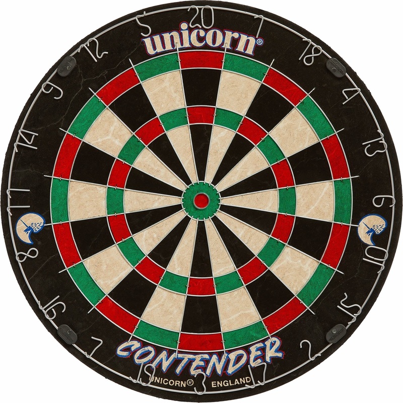 Unicorn Contender Trainer Dartboard – 2x Bigger Trebles & Doubles