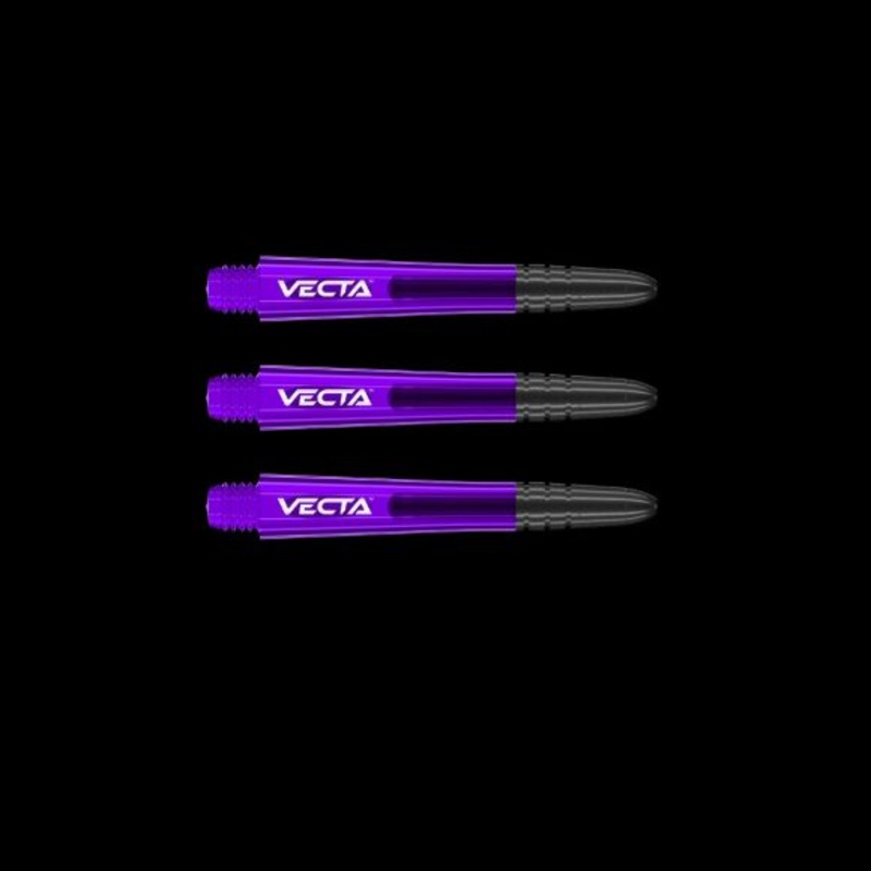 Winmau Vecta Purple & Black Intermediate Shafts Polycarbonate Intermediate (37mm in length excluding thread) Purple & Black