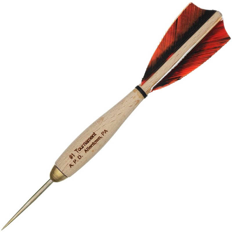 American Pro Dart Woody Steel Tip Darts – 13.5gm Orange Camouflage (4 Sets)