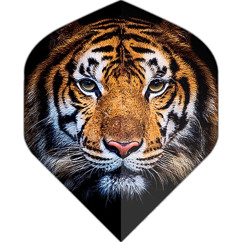 Designa Dart Flights – Motley Collection – 100 Micron – No2 – Std – Tiger Face
