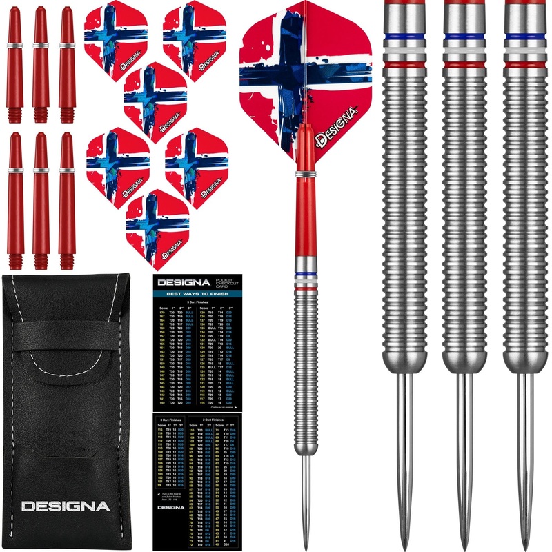 Designa Patriot-X Darts – Steel Tip – Norway 22g