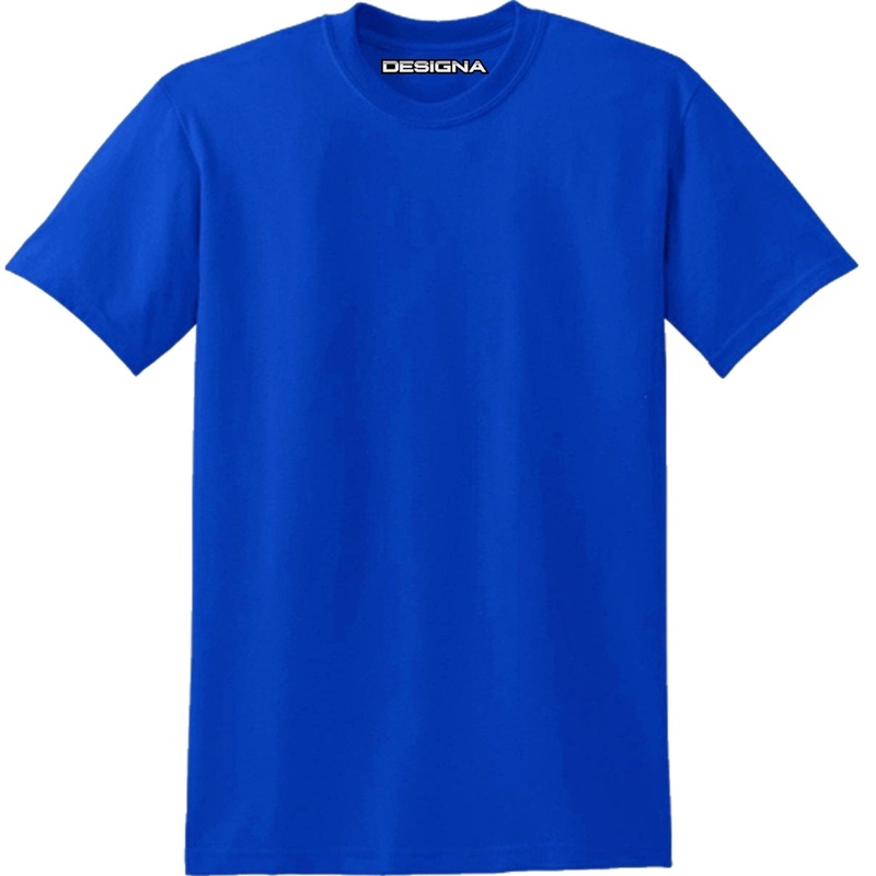 *Designa – T Shirt – Heavyweight – Cotton – Royal Blue 2XL