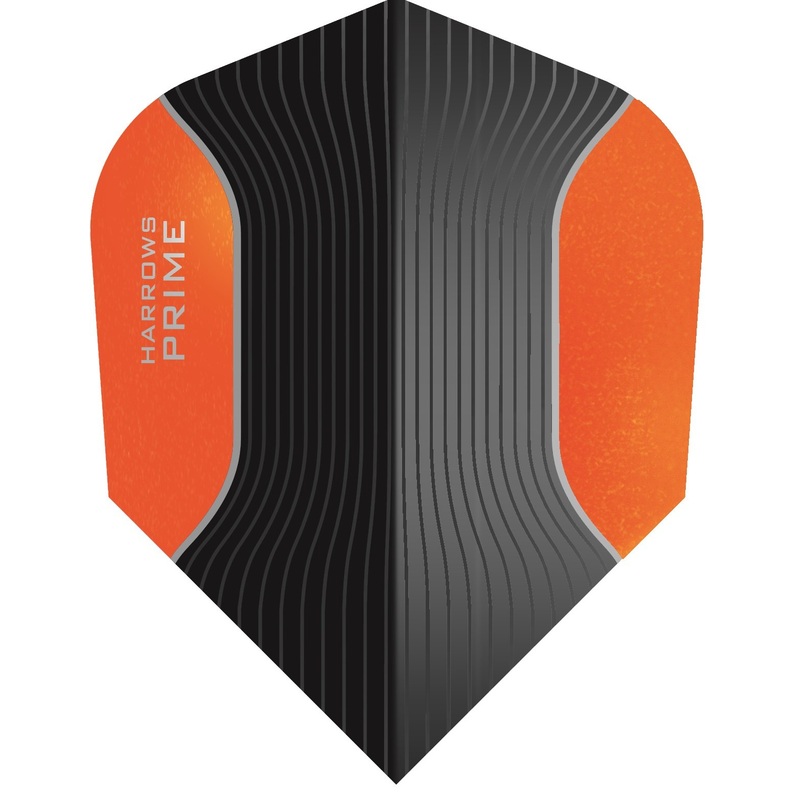 Harrows Prime Orange Wing Dart Flights Orange