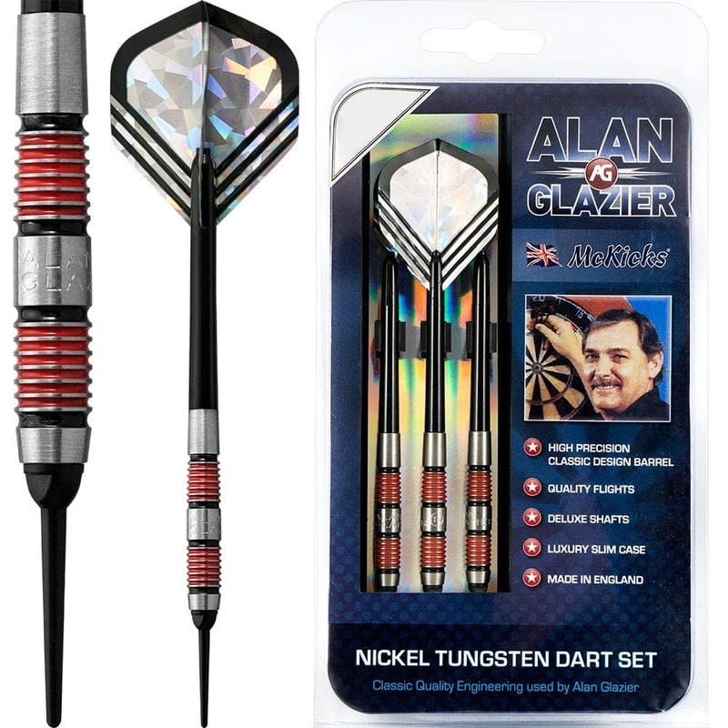 McKicks Alan Glazier Darts – Soft Tip – Ton Machine 16g